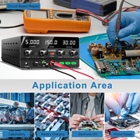 Alimentation CC compacte BORUIDY SPPS-H305 30V 5A réglable avec contrôle précis et grossier pour réparation de téléphones, tests en laboratoire et électronique DIY