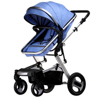 Poussette de bébé européenne acheter de la Chine fabricant/landaus de luxe 3 en 1 avec siège de voiture/maman chaude mode bébé chariot à vendre