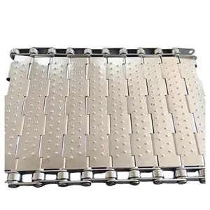 Customized Stainless Steel 304 316 Sheet Chain Plate Conveyor Mesh Belt