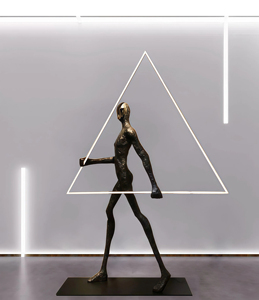 مصباح أرضي LED عصري من JYLIGHTING بتصميم نحتي من الراتنج للفنادق وغرف المعيشة بطراز شمال أوروبي، إضاءة ديكور فنية - Product Image 2