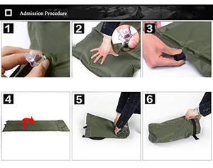 Colchoneta para Dormir, Colchón Extra Grande para Acampar, Colchoneta Superportátil para Excursionismo con Almohada - Product Image 3