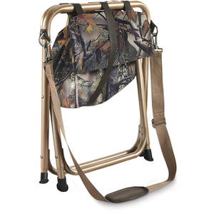 पोर्टेबल भारी शुल्क फोल्डिंग 360 डिग्री स्विस शिकार नेत्रहीन कुर्सी को डिचेबल बैग और समायोज्य कंधे का पट्टा - Product Image 4