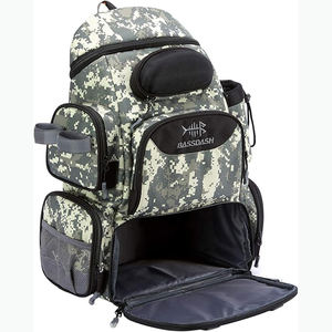 Sac à dos de pêche gratuit avec 4 boîtes à accessoires, sac à dos de pêche avec porte-cannes, sac de pêche grand format 45L 600D - Product Image 5