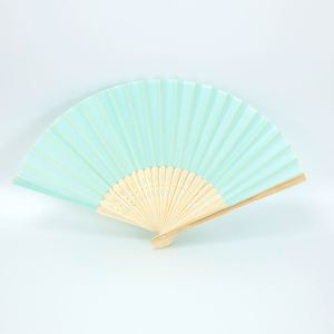 Bamboo Hand <b>Fan</b> with Custom Logo Eco-Friendly Carved Folk Art Business Gift - Product Image 1