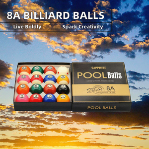Billes de billard en résine de qualité 8A, 16 pièces, 57,2 mm, pour tables de billard dans les salles de jeux, les clubs, les bars, les sports de loisirs - Product Image 2