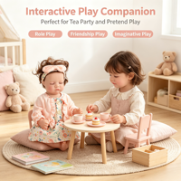 Poupée Reborn réaliste de 18 pouces (45,72 cm) avec corps lesté en vinyle, tenues variées personnalisables, cadeau jouet pour enfants et collectionneurs