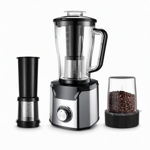 Mixeur Électrique 3-en-1 Haute Vitesse, Machine à Jus Professionnelle Robuste, Broyeur à Glace, Robot Culinaire, Préparateur de Smoothies, Alimentation Batterie Solaire - Product Image 2