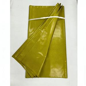 Tissu Bazin Riche Brocart Jaune de Guinée, Tissu Bazin Riche pour <span class=keywords><strong>Boubou</strong></span> Traditionnel Africain, Tissu en Coton avec Parfum - Product Image 2