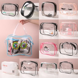 Portable Clear Cosmetic <b>Bag</b> Rectangle Waterproof Travel Toiletry Storage Makeup Organizer For Women Men Outdoor Use - Product Image 4