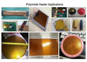 5V 12V 24V Flexible Kapton Polyimide Film pequeño elemento calefactor alimentado por batería - Product Image 6