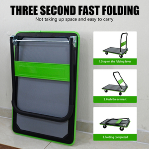 Factory Wholesale EYDA ODM Lightweight Steel Warehouse Step <b>Ladder</b> Wheels Hand Grip 400kg Capacity for Cargo Storage Equipment - Product Image 3