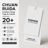 Etiquetas Colgantes Personalizadas de Tela ZX, Etiqueta de Papel Estilo Tejido para Zapatos y Ropa, Solución de Empaque Premium, Recicladas, Grabadas y Laminadas
