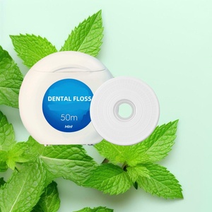 Micro rainures sans PFAS menthe dents orales espaces serrés cordes tissées résistant au déchiquetage végétalien ciré <span class=keywords><strong>Super</strong></span> ruban <span class=keywords><strong>fil</strong></span> <span class=keywords><strong>dentaire</strong></span> - Product Image 3