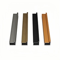 Fenêtres et portes à battants en alliage d'aluminium personnalisables Série 6000, surface miroir polie, pour maisons préfabriquées et maisons conteneurs