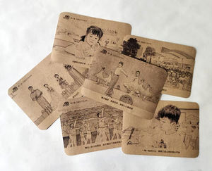 Cartes de vœux personnalisées BENSE en papier kraft écologique de haute qualité avec logo personnalisé pour les prospectus - Product Image 6