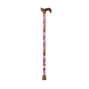 Canne télescopique en alliage d'aluminium imprimé GB, réglable de 85 à 97 cm, pour soutien à la marche des personnes âgées - Product Image 1