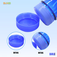 Bouchons à vis anti-effraction en plastique PP de 48 mm pour bouteilles d'eau de 5 L/10 L, emballage industriel