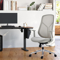 Chaise de bureau ergonomique rose d'appoint Chaise de visiteur en maille confortable pour la maison pour les clients en attente Mobilier de bureau en gros