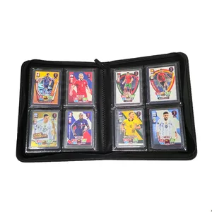 PU Leather Kpop Photo Album Waterproof High quality 4 Pockets Toploader Trading Card Binder