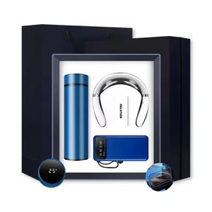 Juego de regalo de trabajo corporativo anunciado personalizado de alta calidad, taza de vacío al por mayor alimentada por USB, recuerdo y regalo de negocios promocional - Product Image 1