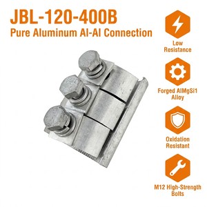 Abrazadera Paralela WOLF <span class=keywords><strong>JBL</strong></span> <span class=keywords><strong>120</strong></span>-400 de Aleación de Aluminio, Accesorios de Potencia para Cable Eléctrico, 40 Nm - Product Image 1