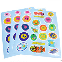 Feuille d'autocollants découpés à la forme, imperméables, autocollants de haute qualité, impression personnalisée, faible MOQ, A4, A5, A6