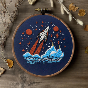 Nuevo <span class=keywords><strong>Kit</strong></span> <span class=keywords><strong>de</strong></span> bordado <span class=keywords><strong>de</strong></span> patrón <span class=keywords><strong>de</strong></span> aviación para niños Diy Flower para principiantes, juego <span class=keywords><strong>de</strong></span> bordado hecho a mano semiacabado, artesanías textiles - Product Image 5