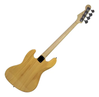 Guitare basse électrique HUASHENG de haute qualité à 4 cordes en acier avec manche en érable et corps en tilleul, OEM disponible