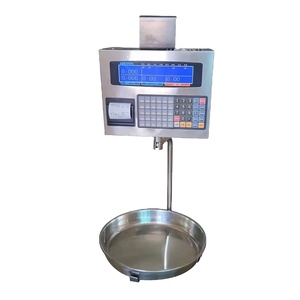 Balance électronique suspendue en acier inoxydable 15 kg avec imprimante thermique pour caisse enregistreuse de détail, personnalisable OEM/ODM - Product Image 1