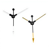 Aiguilles de montre en acier inoxydable NH35 NH36 ETA2824 PT5000, noires, blanches, jaunes, pour montre pilote, aiguille lumineuse verte, pour modification de montre