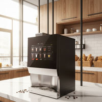 Machine à expresso super automatique professionnelle avec moulin intégré, 2000W, 220VAC, 9 bars de pression, température précise