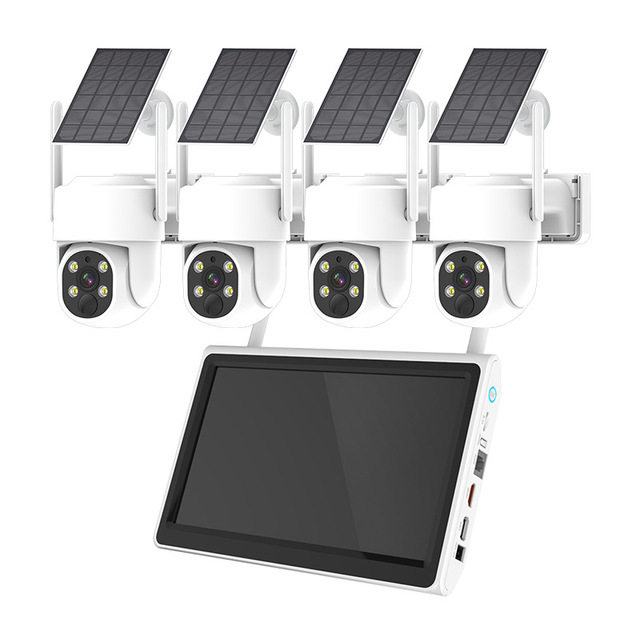 SZGOING AI 3MP PTZ Security Camera System with Night Vision Wide Angle Wireless Rechargeable HDD/NVR Storage H.265 Two-Way Audio