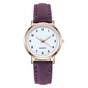 Nuevo Reloj Digital Luminoso Simple para Hombres y Mujeres Estudiantes, Reloj de Cuarzo Casual para Damas con Correa de Cuero Mate - Product Image 1