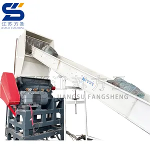 Fangsheng waste plastic plant stretch film line recycle PP PE crushing washing recycling machine