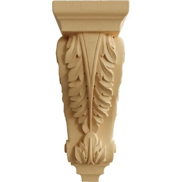 Gỗ corbels và khung gỗ khắc các bộ phận của lõm gỗ corbels