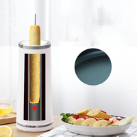 Machine à petit-déjeuner électrique en acier inoxydable pour œufs et saucisses, appareil domestique pour hot-dogs et rouleaux d'œufs, machine à snacks pour le petit-déjeuner, cadeaux de fête