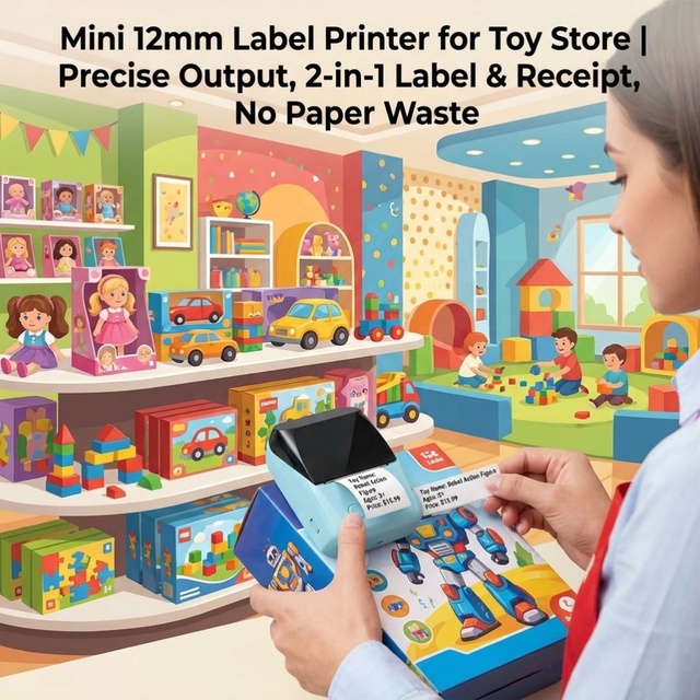 58mm Mini Receipt Invoice Thermal Portable Sticker Pos Barcode Printer for Convenience Store Gas Station Department Store Use