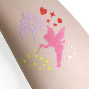 ชุดลายฉลุพิมพ์ลายสำหรับเด็กศิลปะบนใบหน้าแบบใช้ซ้ำได้ลายสักแต่งหน้าวันฮาโลวีนวันหยุดสำหรับสัตว์เลี้ยง - Product Image 6