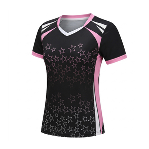 Conjunto de Camiseta de Bádminton Personalizada para Hombre y Mujer, de Secado Rápido, Transpirable, de Alta Calidad, Camiseta de Manga Corta - Product Image 3