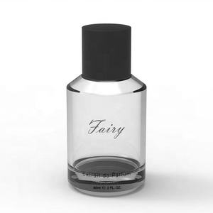 Scatola di cuoio di lusso con bottiglia di profumo vuota cilindro di alta qualità trasparente OEM <span class=keywords><strong>vetro</strong></span> 50 <span class=keywords><strong>ml</strong></span> bottiglia di profumo - Product Image 3