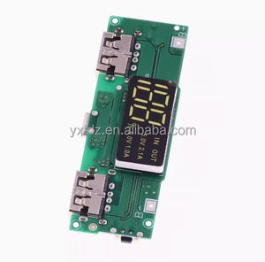 YIXINTAI papan sirkuit pelindung baterai Lithium, papan sirkuit pelindung baterai Lithium 18650 Li-ion, Bank daya ponsel USB tipe-c <span class=keywords><strong>CA</strong></span>-524A Dual USB 5V 2,4 A - Product Image 4