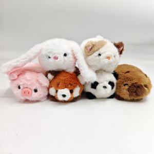 Porte-clés en peluche Capybara avec perles, super doux, jouet d'anime pour enfants et adultes, cadeaux d'anniversaire, commande en gros usine - Product Image 4