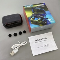 Audífonos Inalámbricos Deportivos M10 Stereo con Bluetooth 5.1, Mini Control Táctil y Bajos Superiores a los M28 y M32, Dropshipping 2026