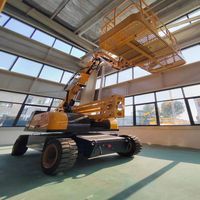 Plataforma Elevadora de Brazo Curvo para Trabajos Aéreos en Altura, para Instalación de Lámparas, Ingeniería Municipal y Aplicaciones Multifield