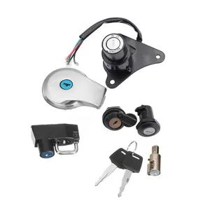 Aluminum plastic Ignition Switch Lock & Fuel Gas Key Set For Yamaha Virago XV125 XV250 NZ