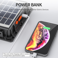 Lampe de travail LED haute luminosité avec affichage numérique de la batterie, fonction de banque d'alimentation, modes d'éclairage multiples, lampe portable rechargeable pour garage