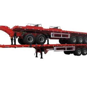 Trailer Flatbed Mobil Kontainer Kontainer, Trailer Flatbed Dolly Utilitas 40 Ft