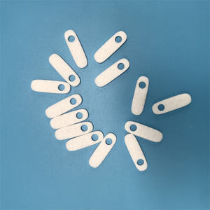 Bandes de coton absorbant en fibre de polyester en gros, ovales avec trou pour diffuseur <span class=keywords><strong>d</strong></span>'arômes - Product Image 3