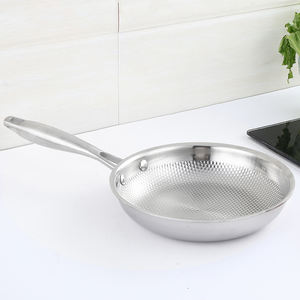 Sartén Antiadherente de 8/10/11 Pulgadas, la Mejor, Sin Recubrimiento, de Acero Inoxidable 304 - Product Image 3