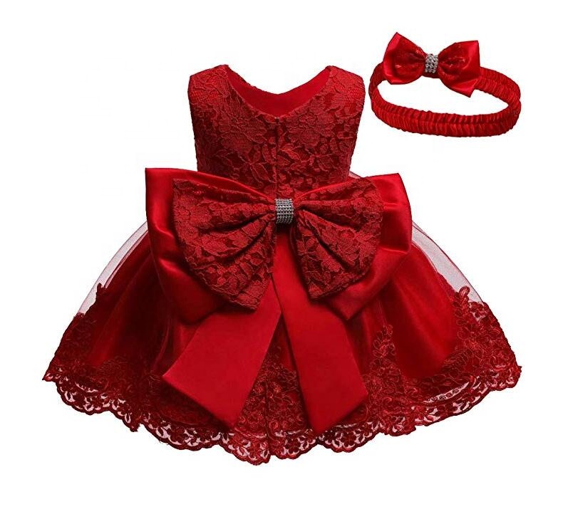 Fashion Girl Cute Bow Princess Dress Sleeveless Birthday Mesh Breathable Princess Dress